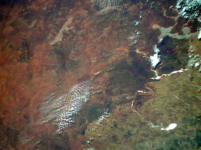 Picture
      of western Australia taken from the VTC CubeSat